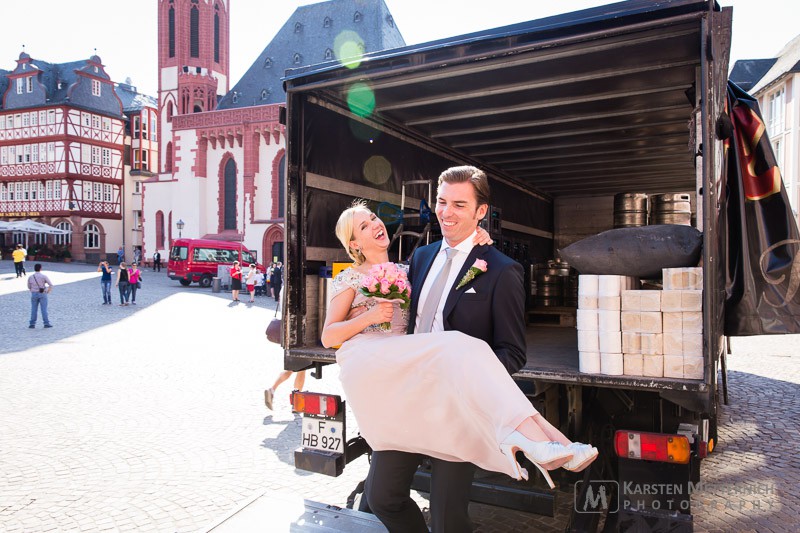 Hochzeit im Römer in Frankfurt & im Rheingau