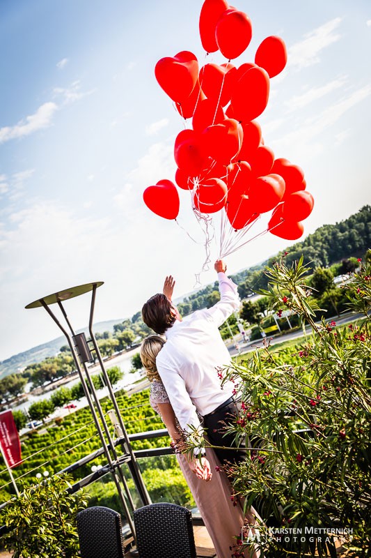 Und auch die Ballons dürfen nicht fehlen...