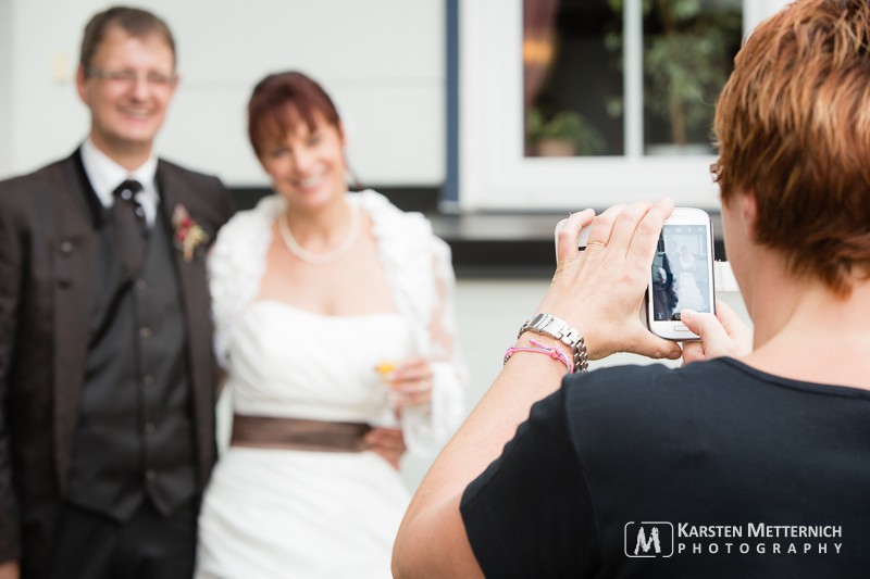 Ich hatte harte Konkurrenz auf der Hochzeit