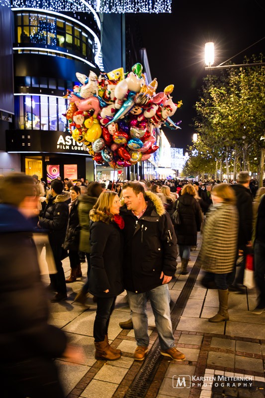 Und auch das gehört zum Weihnachtsmarkt in Frankfurt