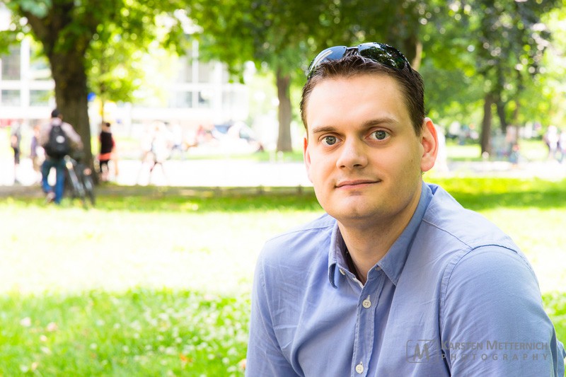 Ich als Objekt beim Fotoworkshop Kompaktkamera in Frankfurt