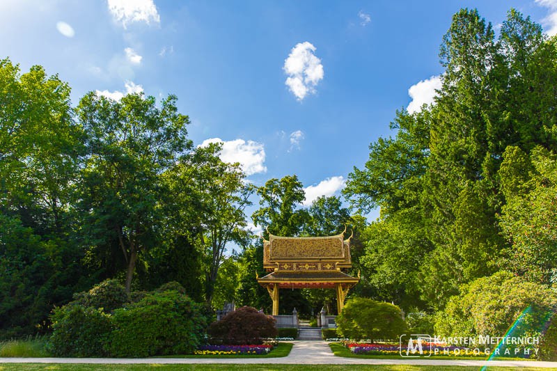 So kennt man den Kurpark in Bad Homburg eigentlich